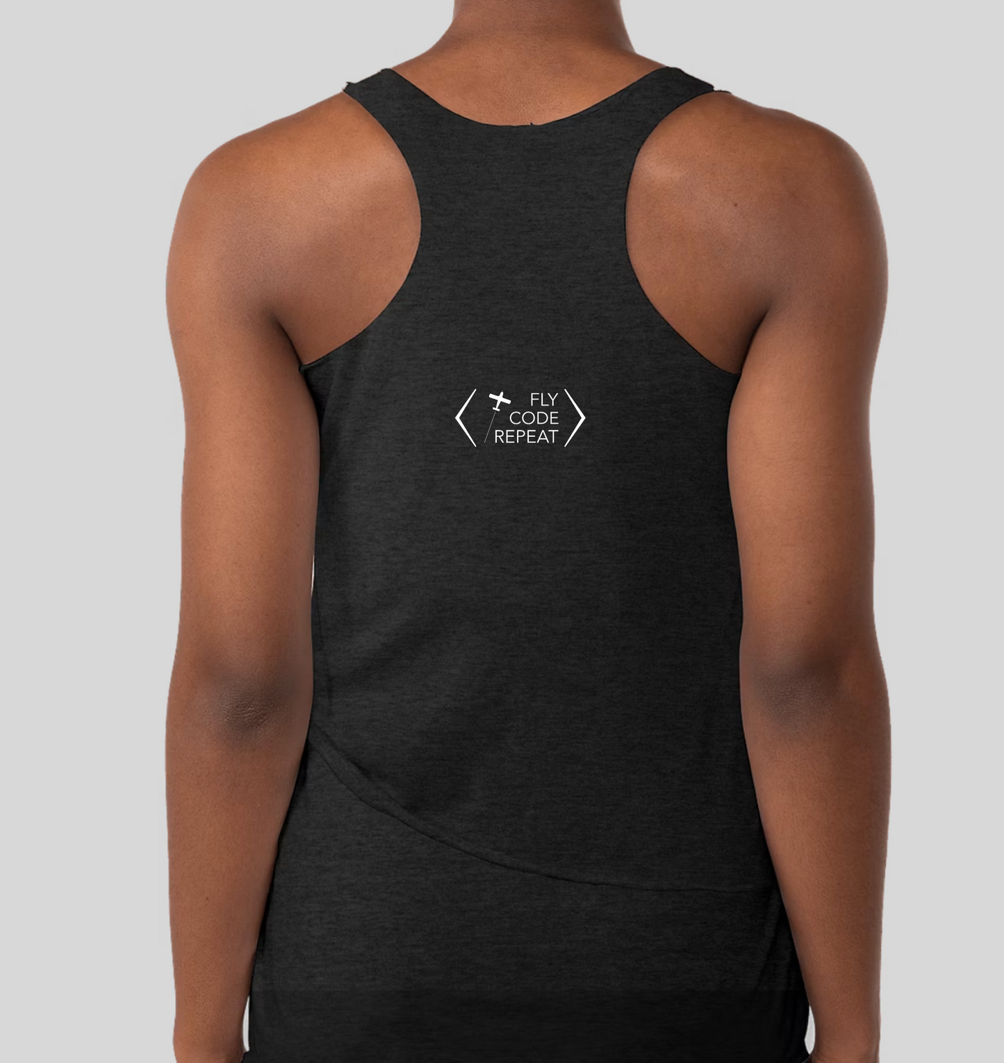 Bougie Gas Tri-Blend Women’s Racerback Tank