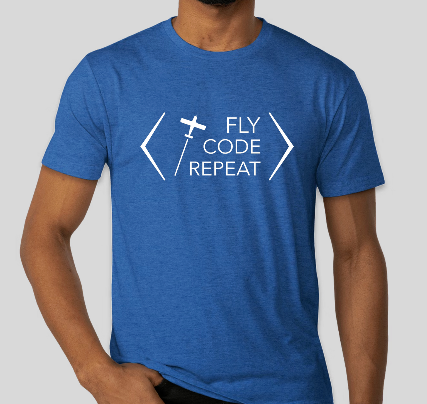 Fly Code Repeat Tri-Blend Tee