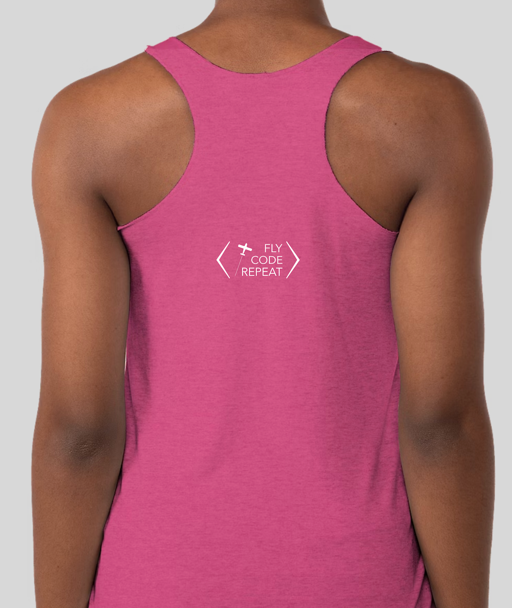 Bougie Gas Tri-Blend Women’s Racerback Tank